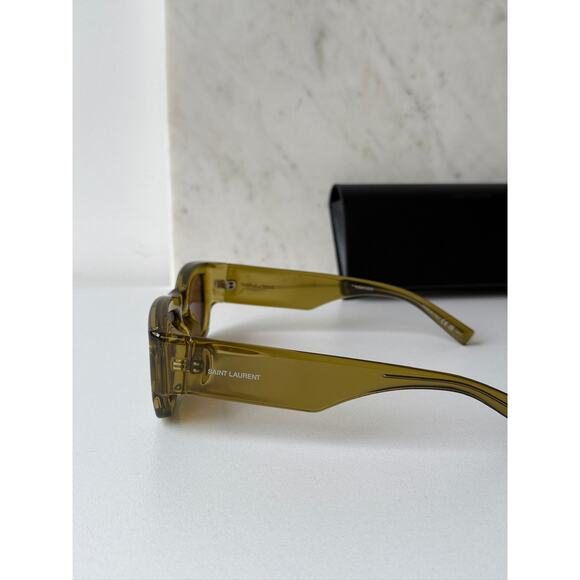 NEW Saint Laurent SL713 Green Unisex Sunglasses main image 7